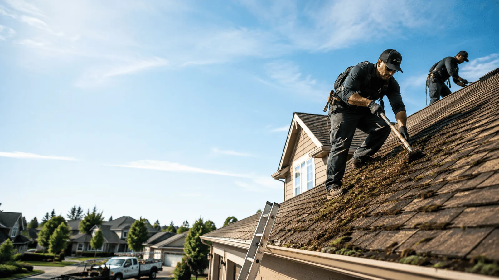 Roof Moss Removal in South Range, MI near me